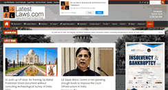 Desktop Screenshot of latestlaws.com